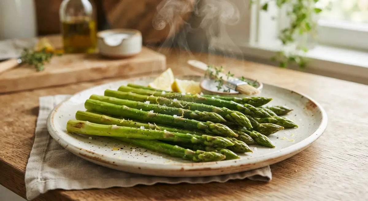 Steamed Asparagus